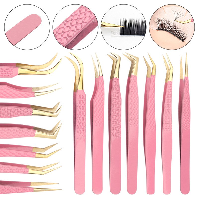 Professional lash tweezers for eyelash extensions